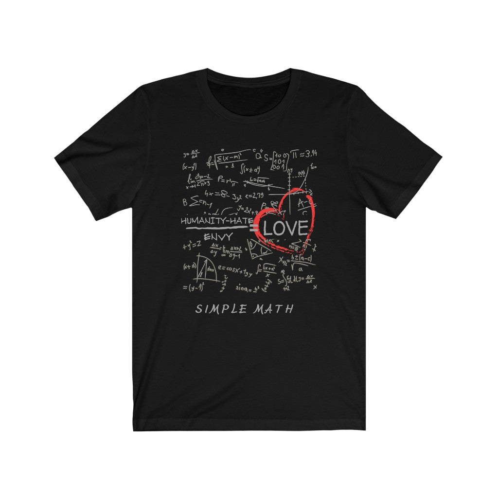 SIMPLE MATH(DRK)-UNISEX S/S