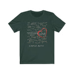 Load image into Gallery viewer, SIMPLE MATH(DRK)-UNISEX S/S
